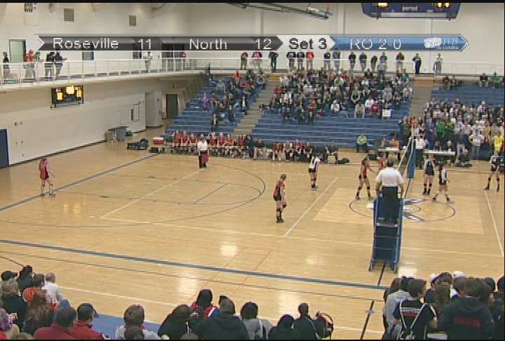 Thumbnail image for Section Volleyball Roseville v. N St Paul 10.31.13