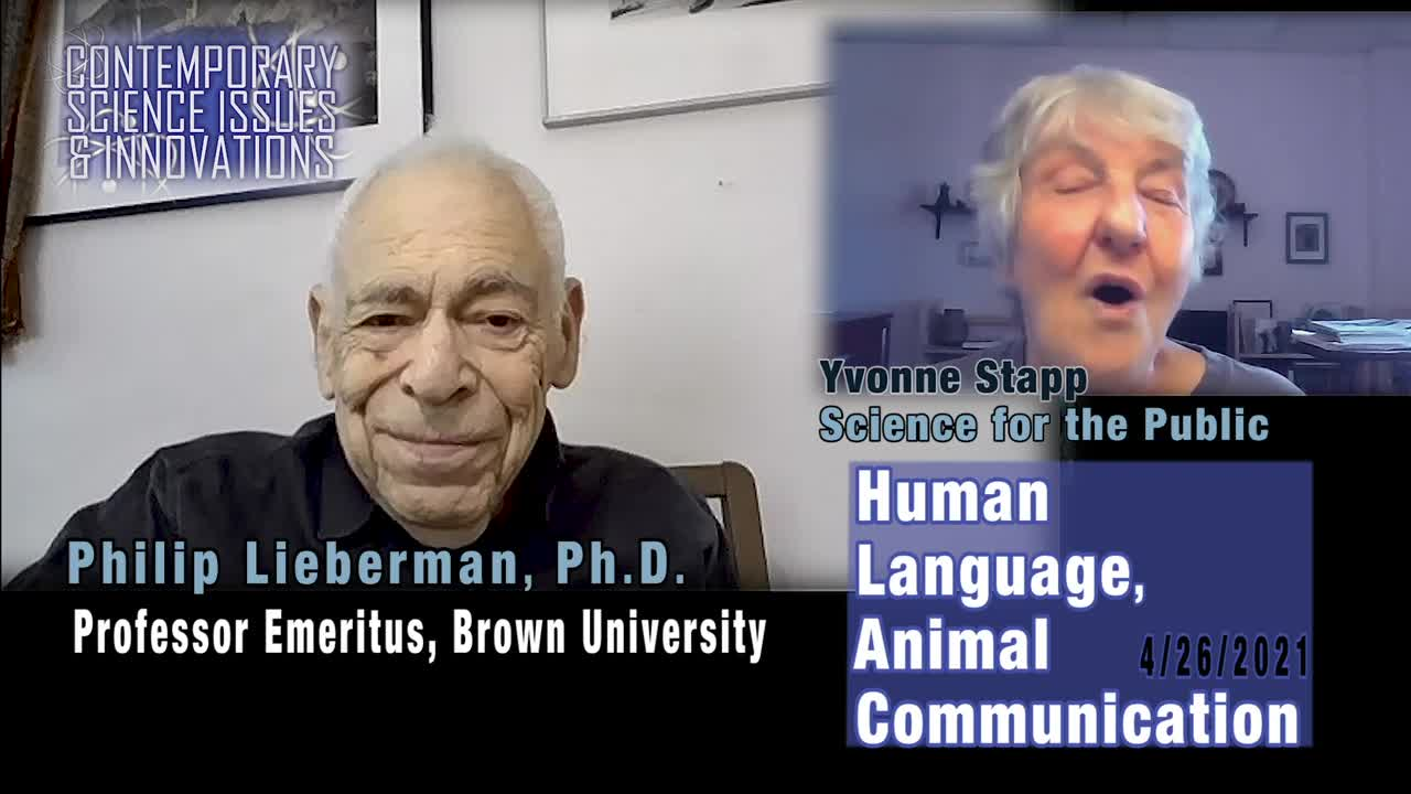 Thumbnail image for Contemporary Science: Human Language & Animal Communication