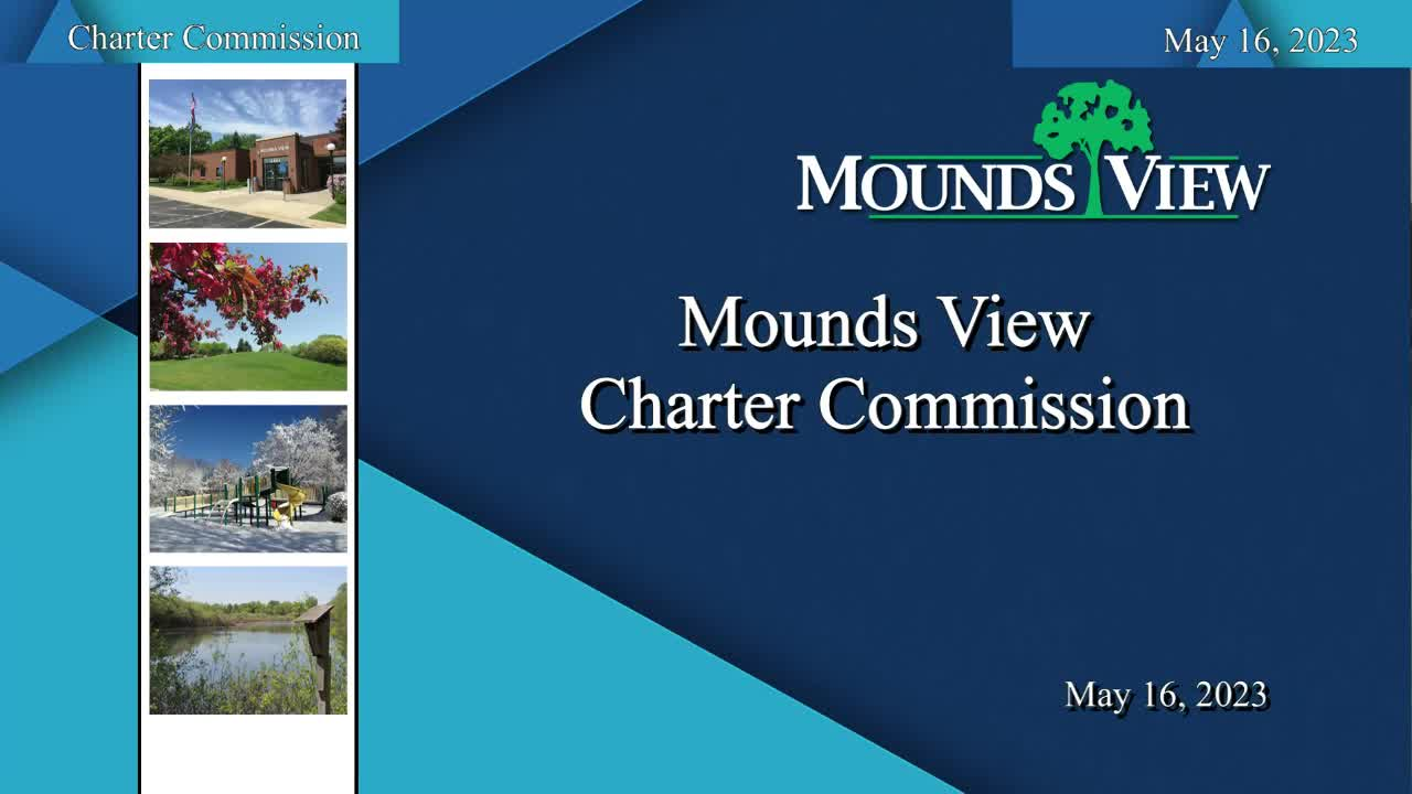 Mounds View Charter Commission Meeting 5-16-23