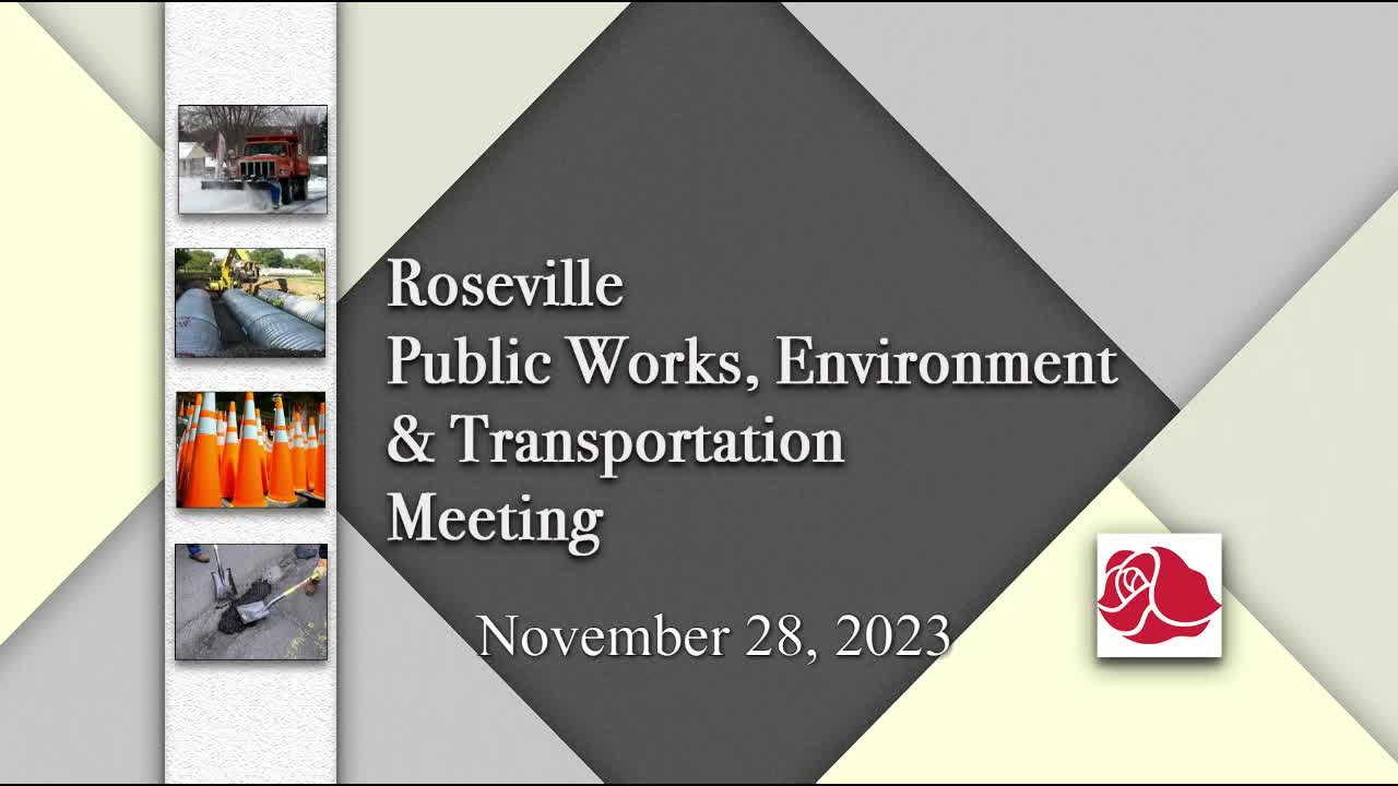 Thumbnail image for Roseville Parks and Recreation Commission Meeting 11-28-23