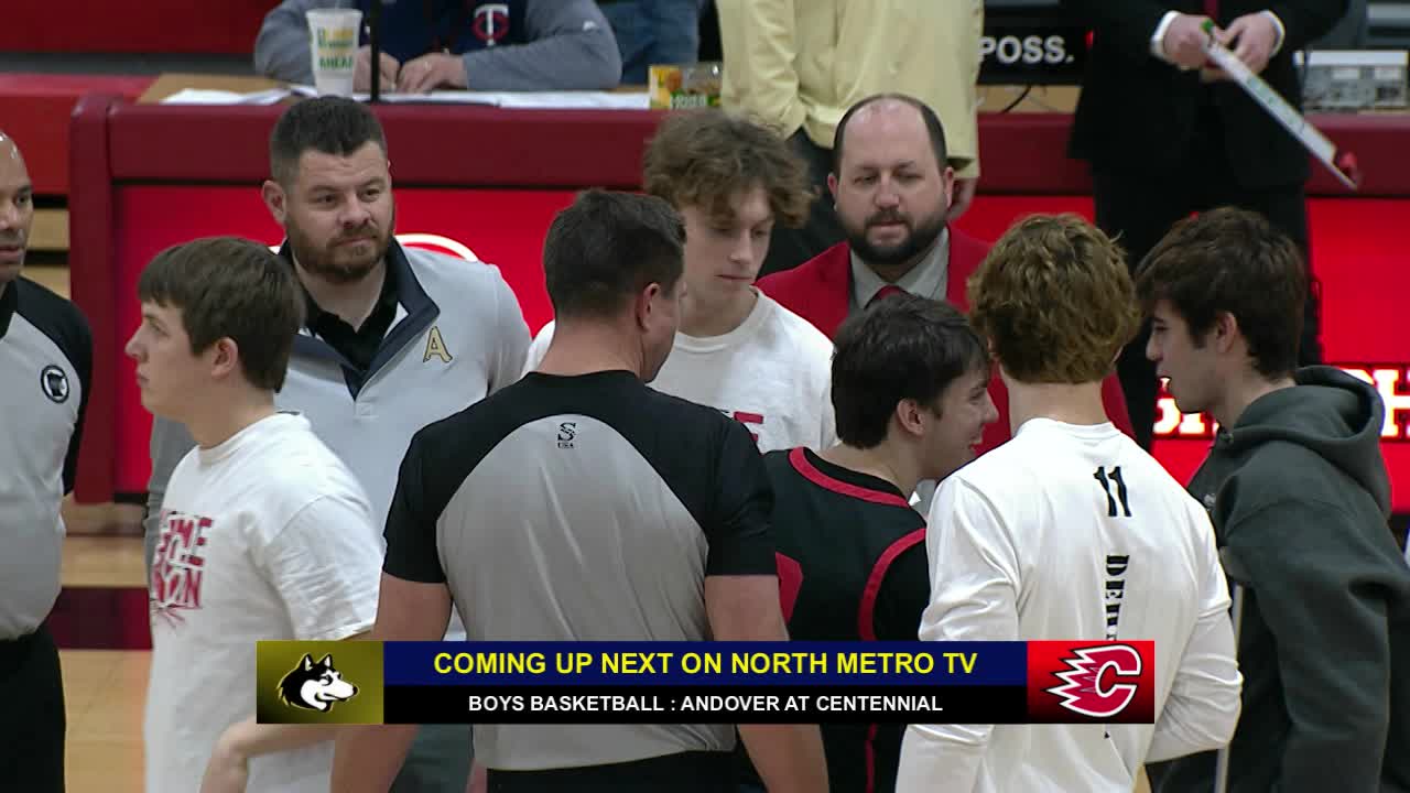 Thumbnail image for Boys Basketball Andover vs Centennial 1-18-24