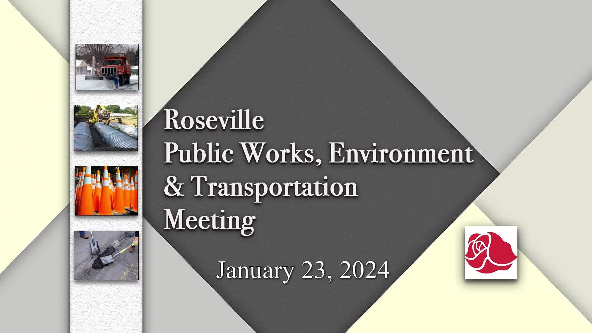Thumbnail image for Roseville Public Works Commission Meeting 1-23-24