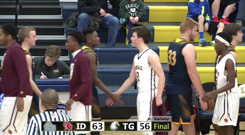 JV Boys Basketball Irondale v. TG  12.18