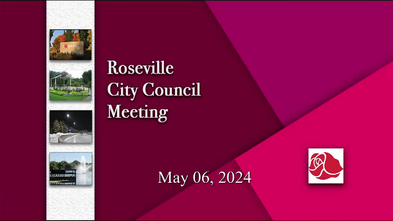 Roseville Parks and Recreation Commission Meeting 5-7-24