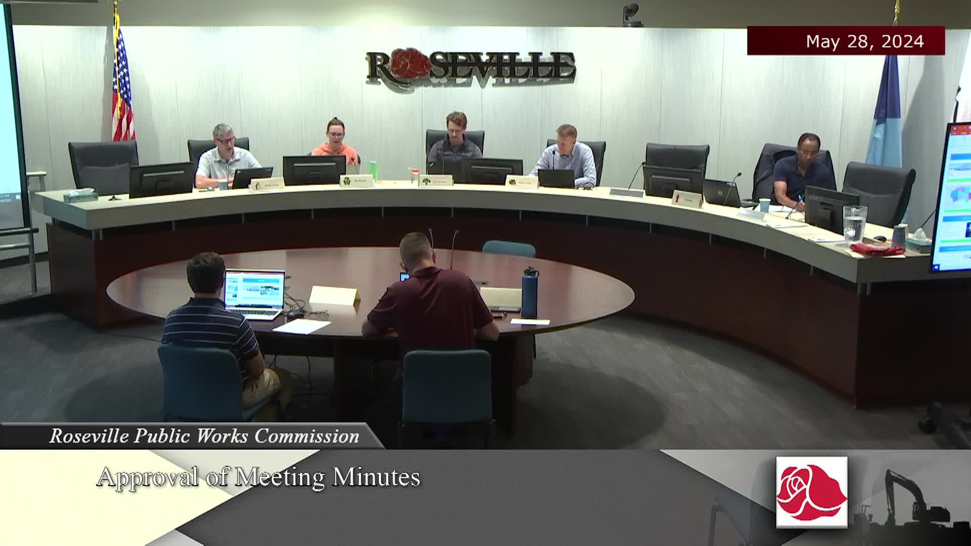 Roseville Public Works, Environment and Transportation Commission Meeting 5-28-24