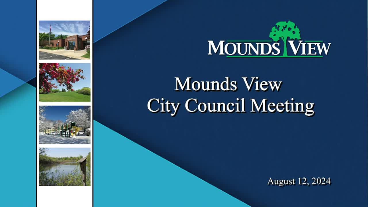 Thumbnail image for Mounds View City Council Meeting 8-12-24