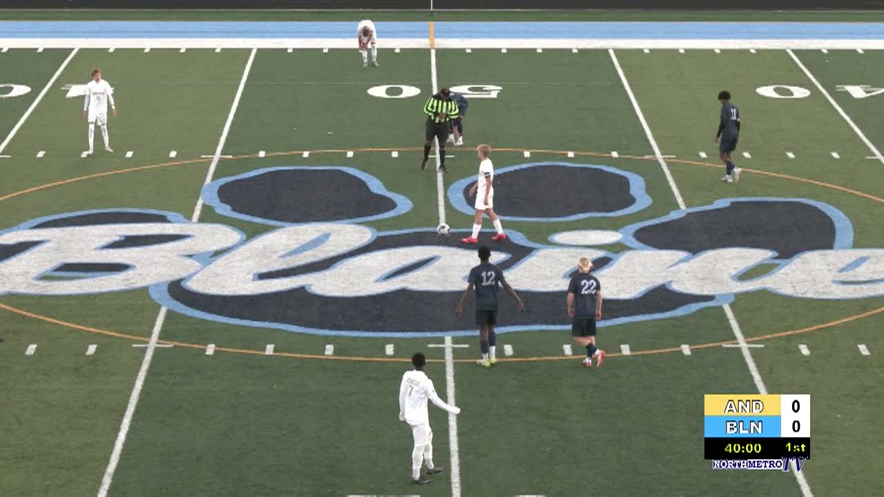 Thumbnail image for Prep Soccer Playoff Andover vs Blaine 10-15-24