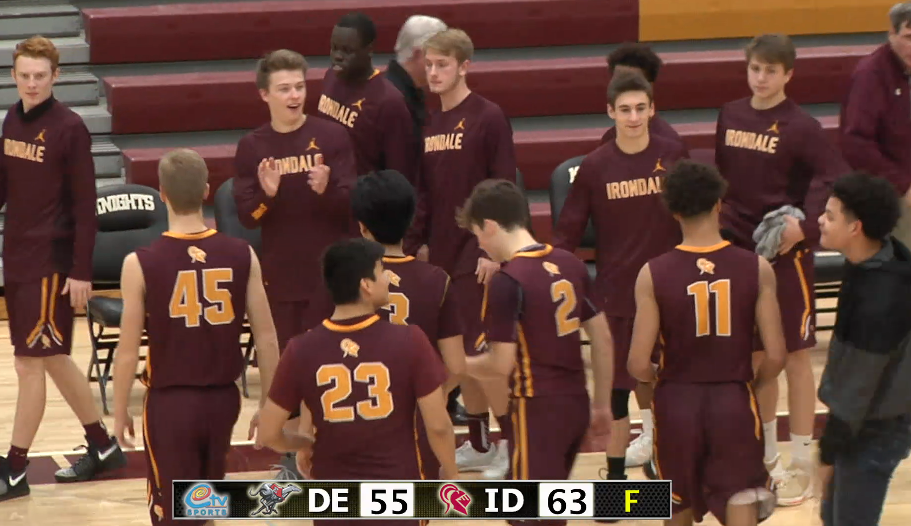 Boys Basketball Irondale v. Duluth East 12.20.16