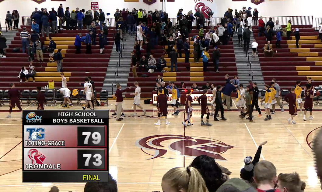 Boys Basketball Irondale v. Totino-Grace 1.6.17