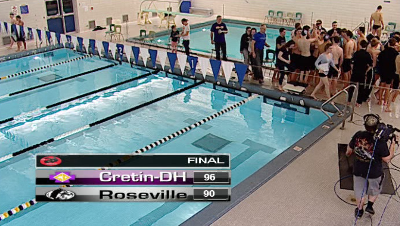 Thumbnail image for Boys Swimming Roseville v. Cretin DH 1.19.17