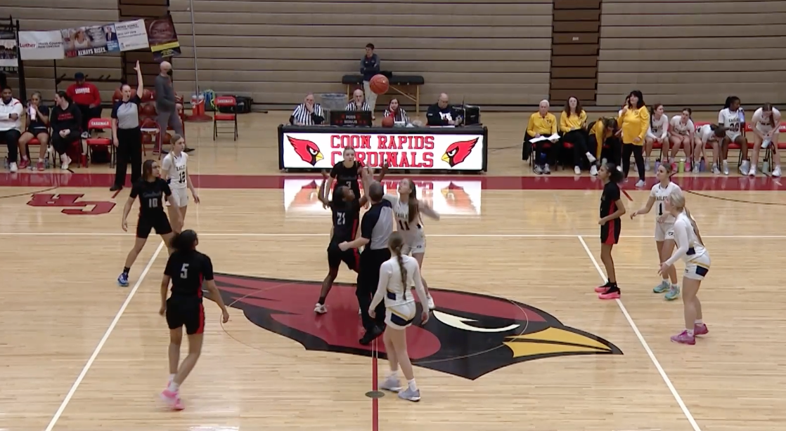 Thumbnail image for Girls Basketball Totino Grace vs Coon Rapids 1-7-25