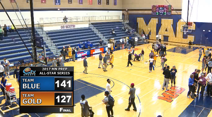 MN Boys Basketball All-Stars Blue v. Gold 4.1.17