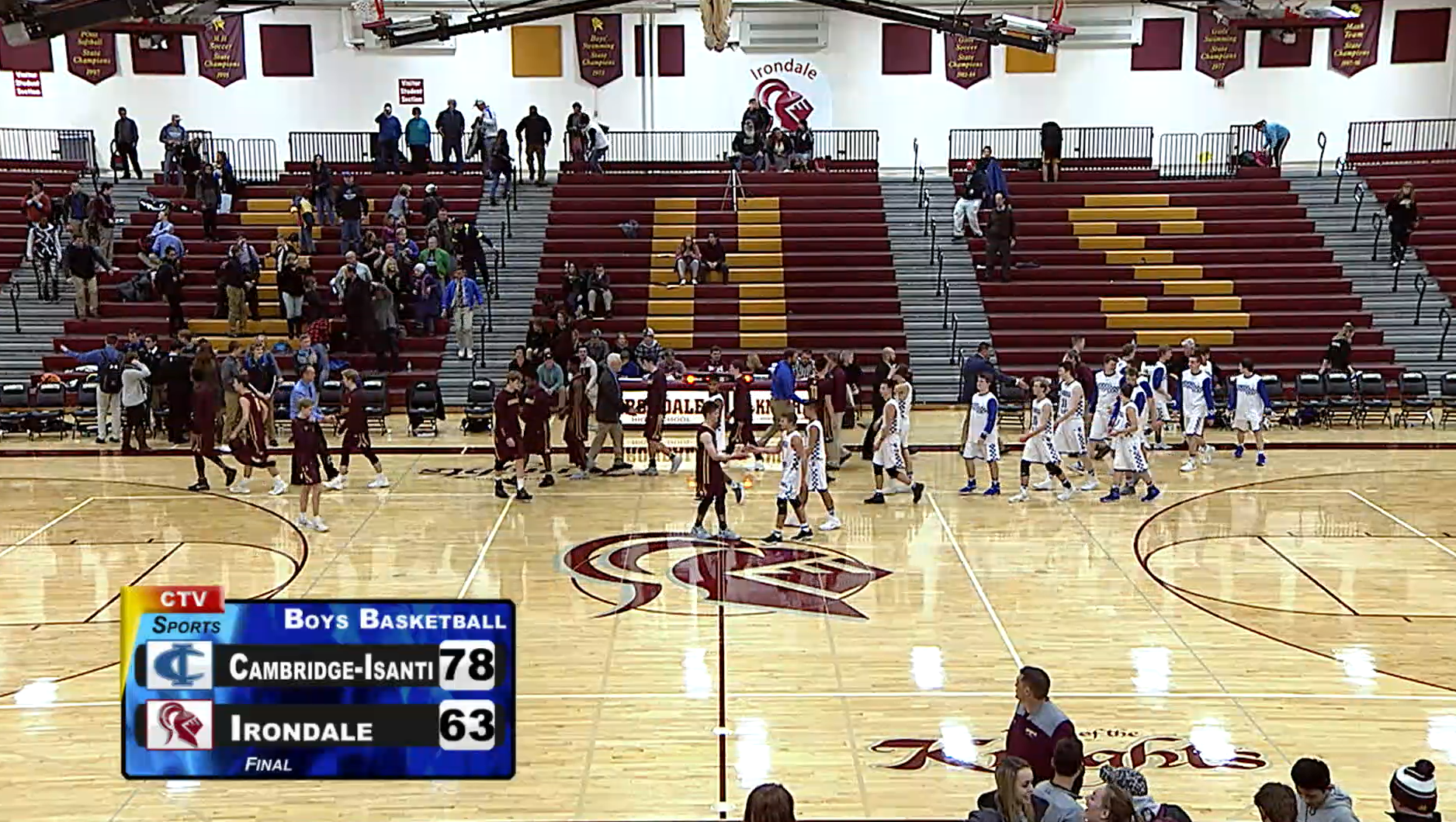 Thumbnail image for Boys Basketball Irondale v. Cambridge 12.12