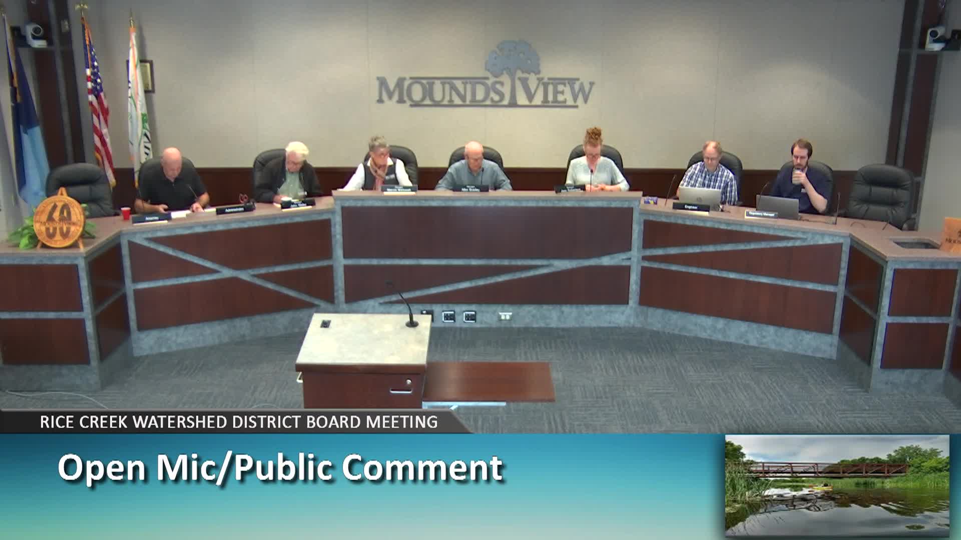 Rice Creek Watershed District Board Meeting 9-24-25