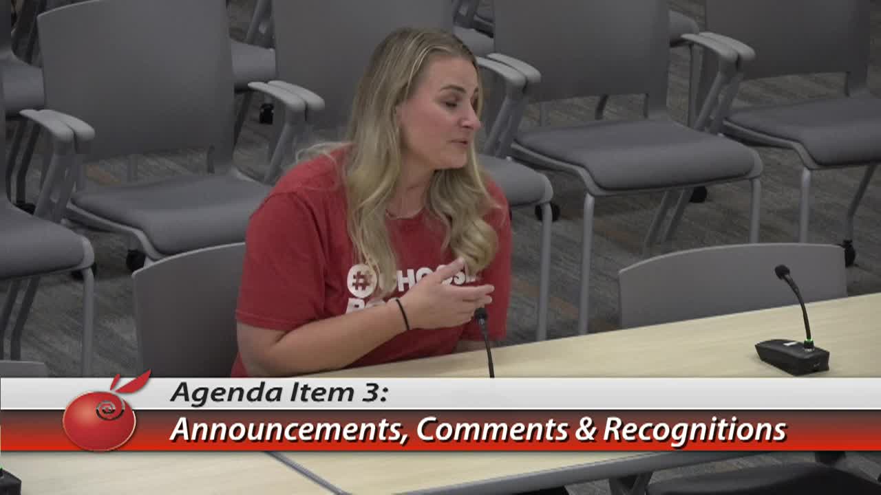 Roseville Area District 623 School Board Meeting 9-25-25