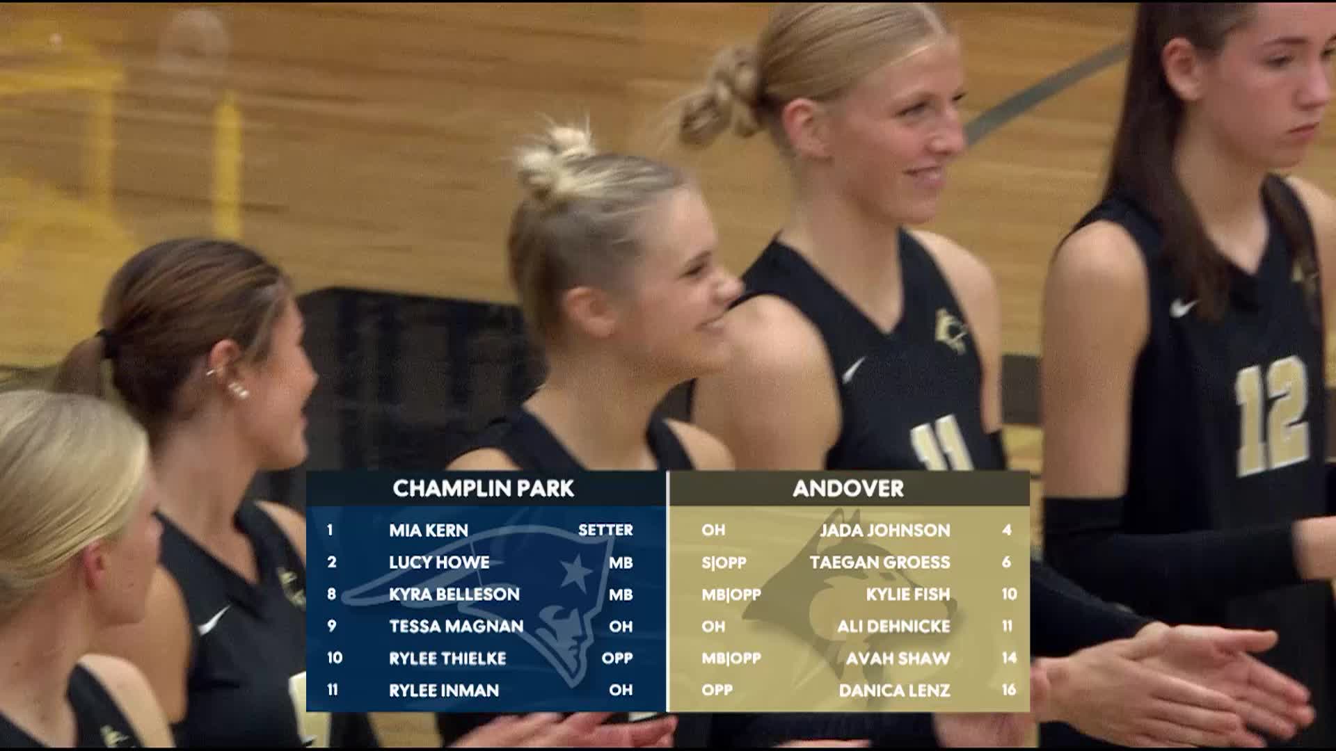High School Volleyball Champlin Park vs Andover 10-8-25