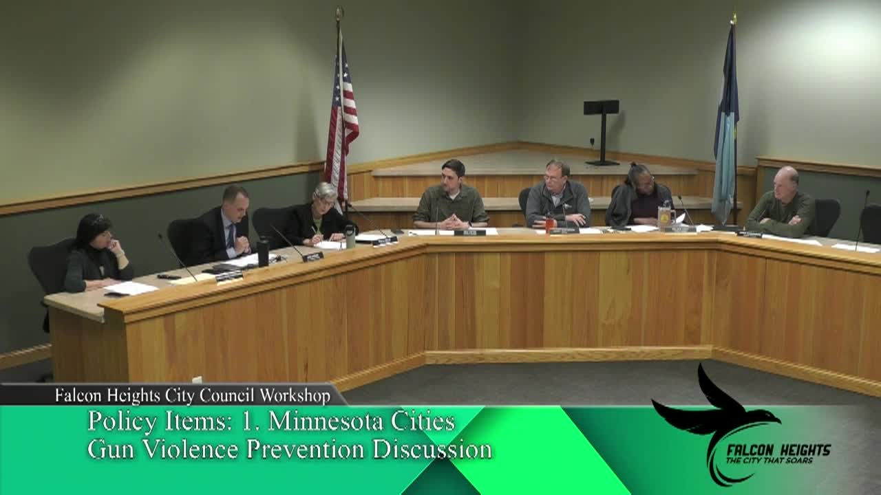 Falcon Heights City Council Work Session 10-22-25