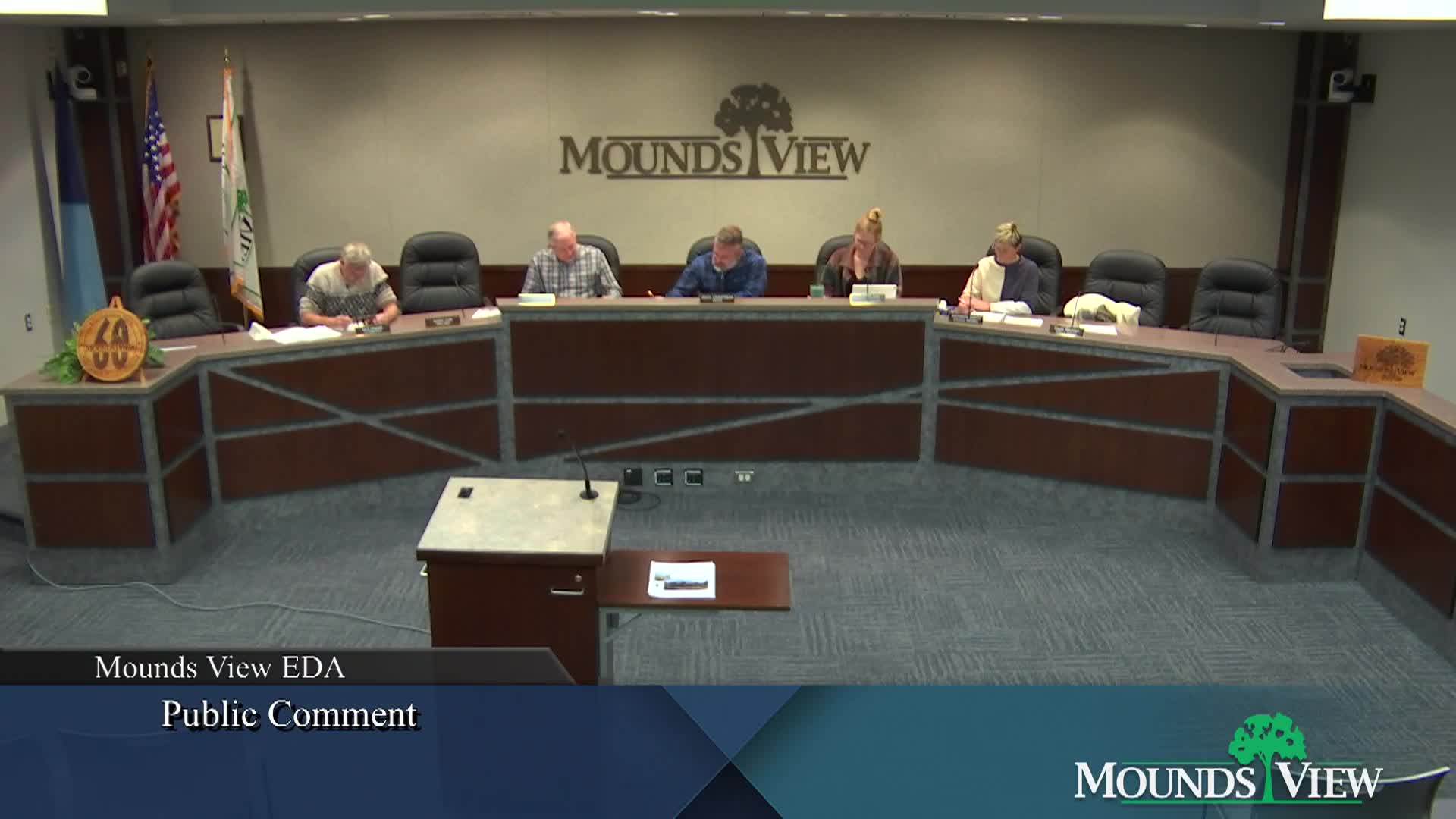 Mounds View Economic Development Authority Meeting 10-10-25