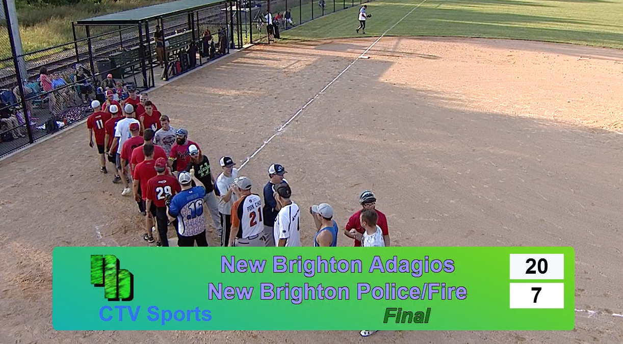 Thumbnail image for NB 1-Pitch Softball Adagios v. NB Fire/Police 8.8.18