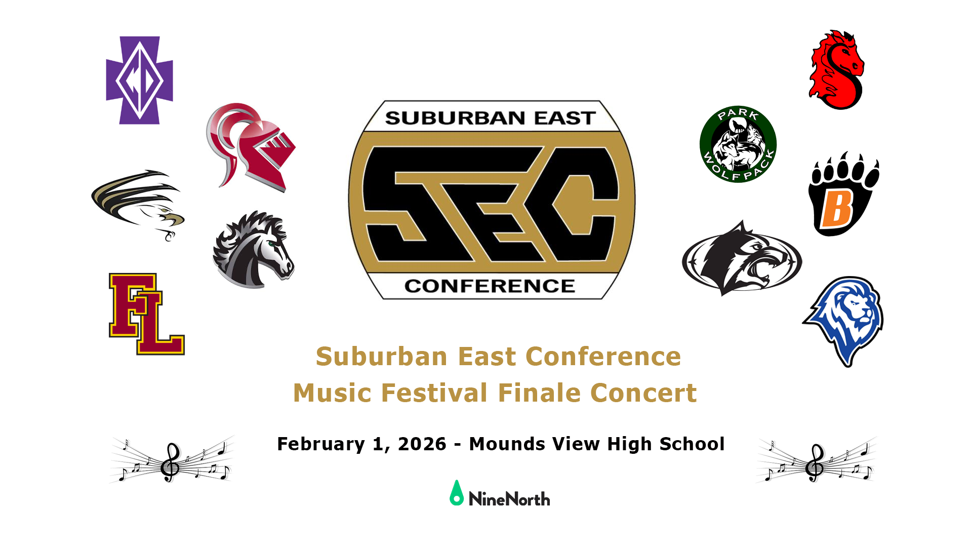LIVE Suburban East Conference Music Festival 2-1-26