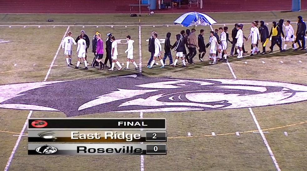 Thumbnail image for Boys Soccer Roseville v. East Ridge 10.4.18