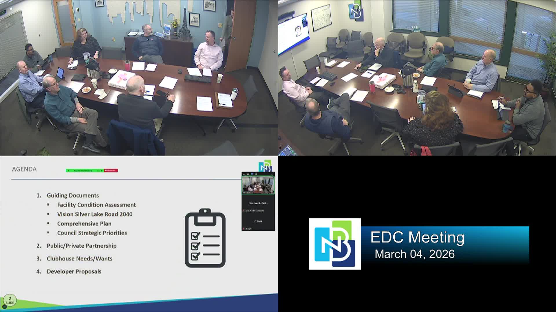 LIVE New Brighton Economic Development Commission Meeting 3-4-26