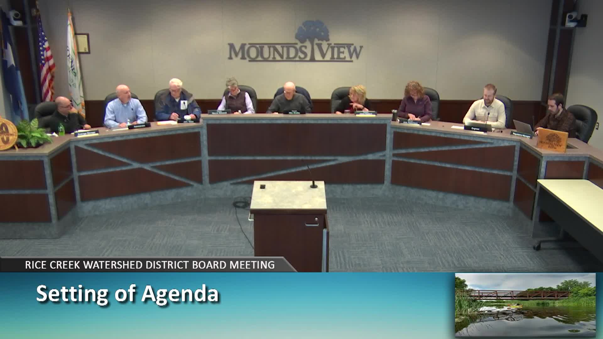 Rice Creek Watershed District Board Meeting 3-11-26
