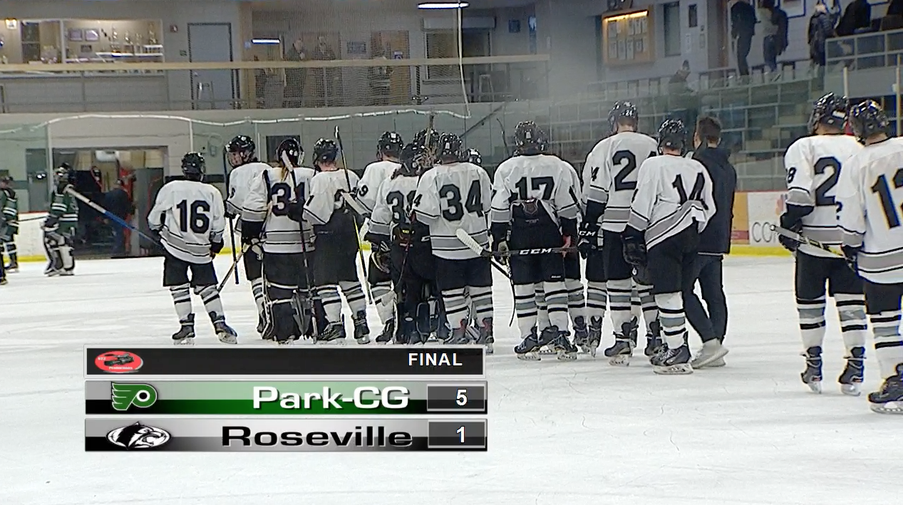 Thumbnail image for Boys Hockey Roseville vs Park Cottage Grove 1.3.19