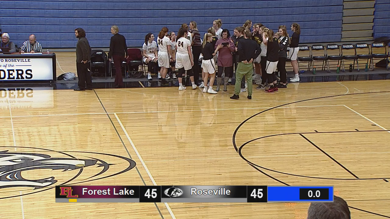 Thumbnail image for Girls Basketball Roseville v. Forest Lake 1.4.19