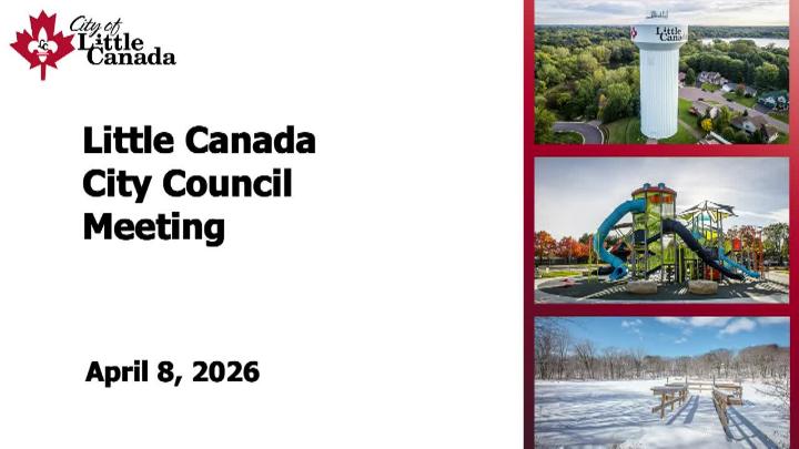 Thumbnail image for LIVE Little Canada City Council Meeting - 4.8.2026