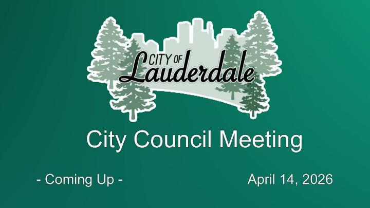 Thumbnail image for LIVE Lauderdale City Council Meeting - 4.14.2026