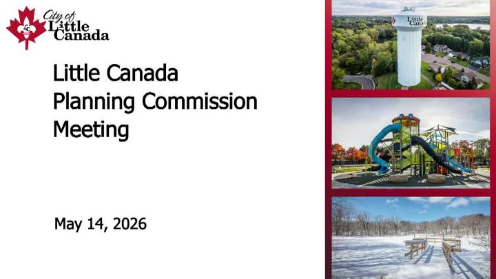Thumbnail image for LIVE Little Canada  Planning Commission Meeting - 5.14.2026