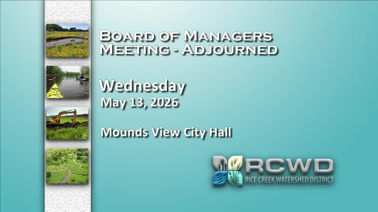 Thumbnail image for LIVE Mounds View Charter Commission Meeting - 5.19.2026