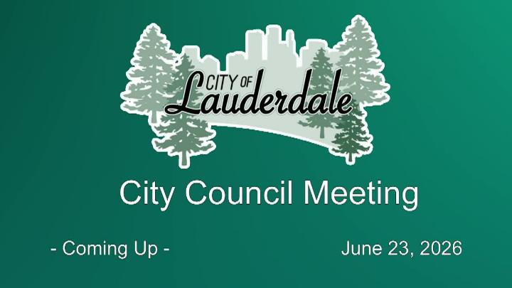 Thumbnail image for LIVE Lauderdale City Council Meeting - 6.23.2026